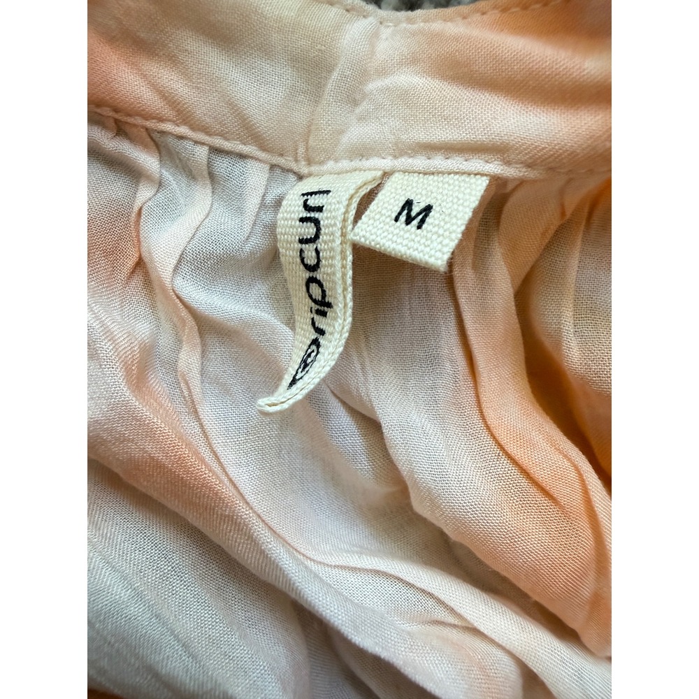 Rip Curl Drift Away Midi Dress Peach Tie Dye Beach Cover Up Medium NEW w tags - Picture 4 of 8